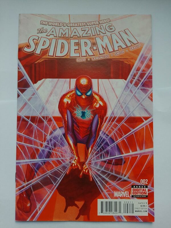 Komiks Amazing Spiderman #2 Dec 2015 Alex Ross Cover
