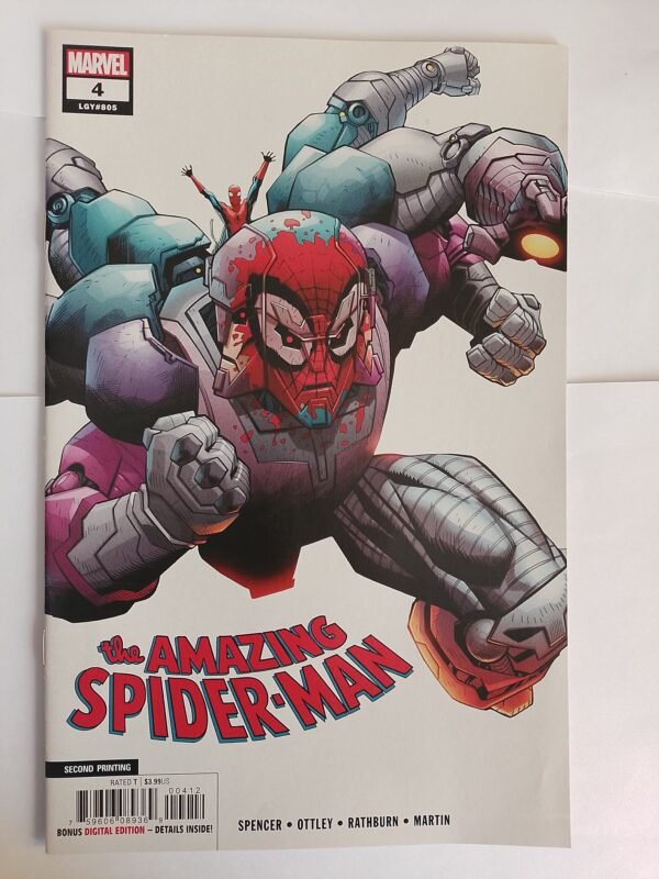 63a4687c-a1b3-4beb-b674-ab2bf05ed7a6 Komiks Amazing Spiderman #4 2018 Second Printing