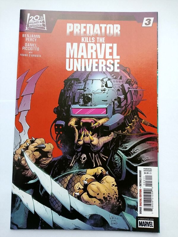 3 x Komiks Predator Kills Marvel Universe 3 of 5 2025