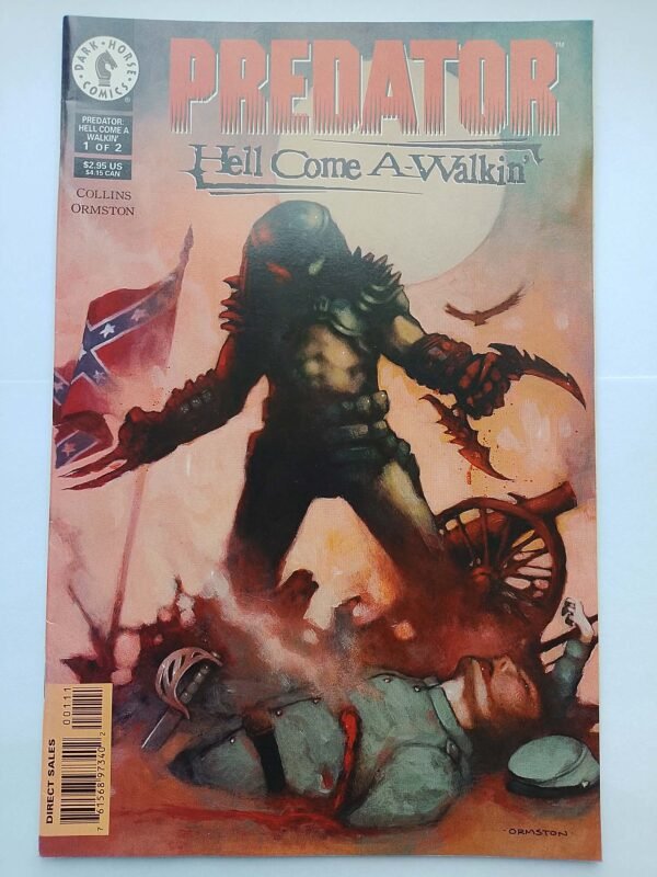 Komiks Predator Hell Come A-Walkin' #1 Feb 1998 Rare Low Print