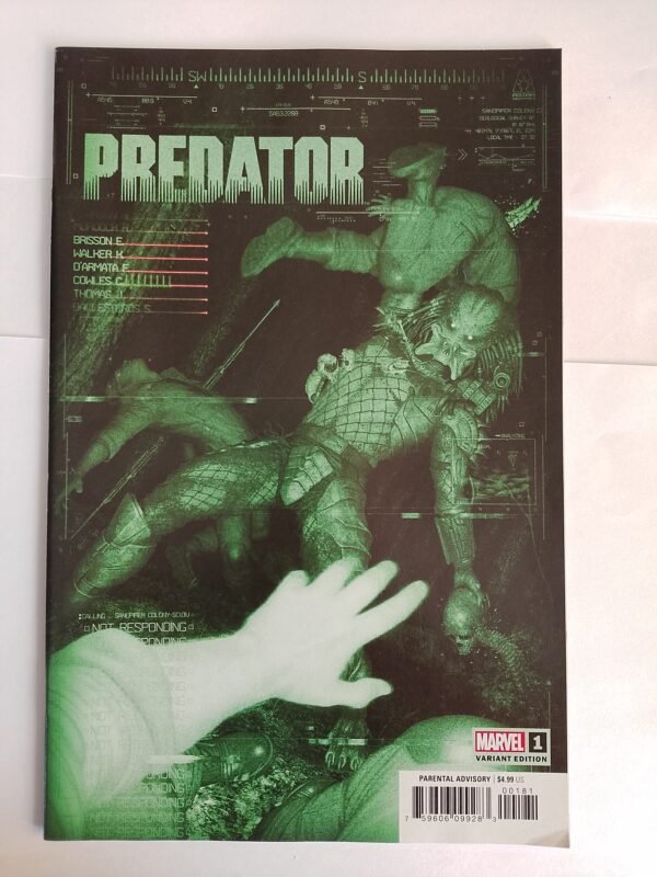 Komiks Predator #1 Oct 2025 Rahzzah Cover