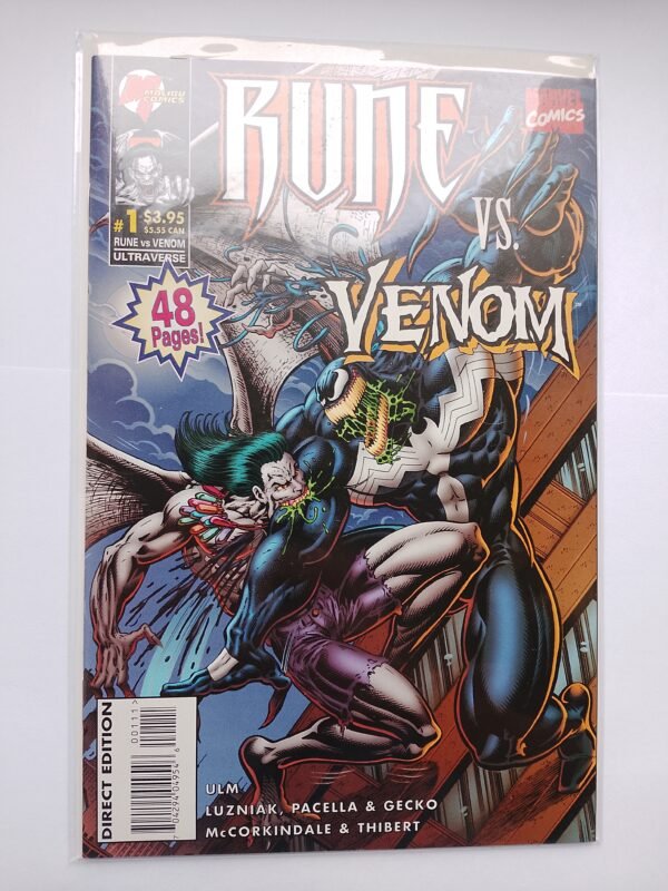 IMG_20260807_061911 Komiks Rune vs Venom #1 1995 1st App Winged Venom