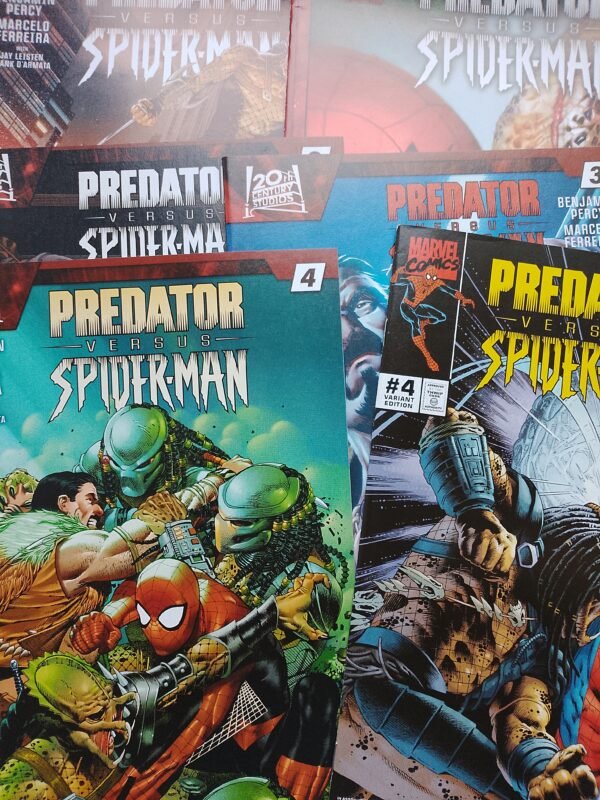 IMG_20260807_062005 6 x Komiks Predator vs Spiderman #1-4+Variants 2025