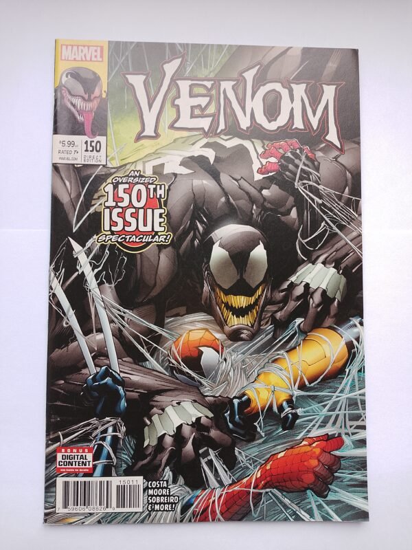 Komiks Venom #150 Gerardo Sandoval Cover 2017 150th Anniversary