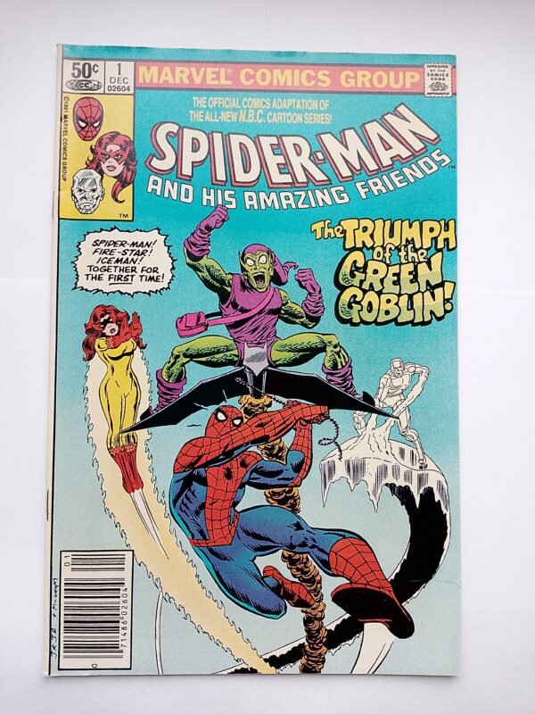 Komiks Spiderman and his Amazing Friends #1 Dec 1981 1st App Firestar