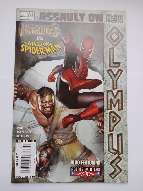 IMG_20260807_062312 Komiks Hercules vs Spiderman #1 Assault on New Olympus Jan 2010