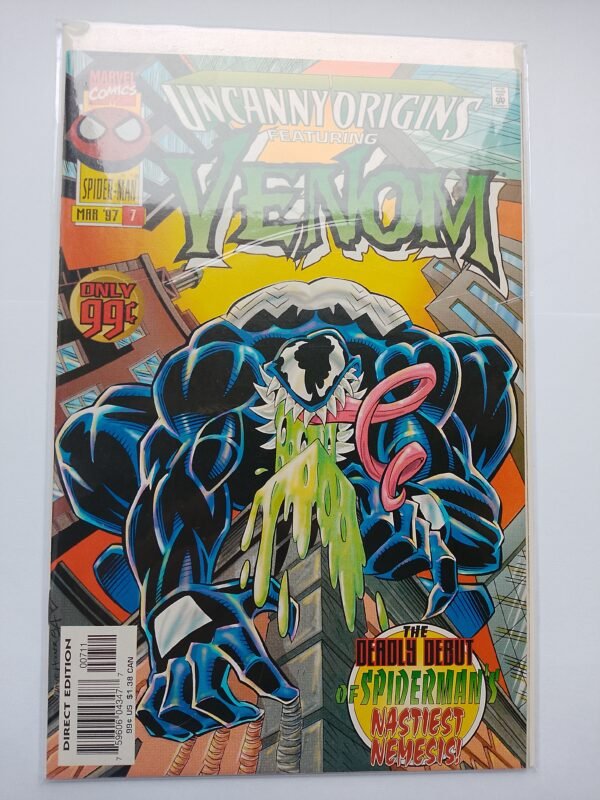 IMG_20260807_062656 Komiks Uncanny Origins #7 March 1997 Venom Cover