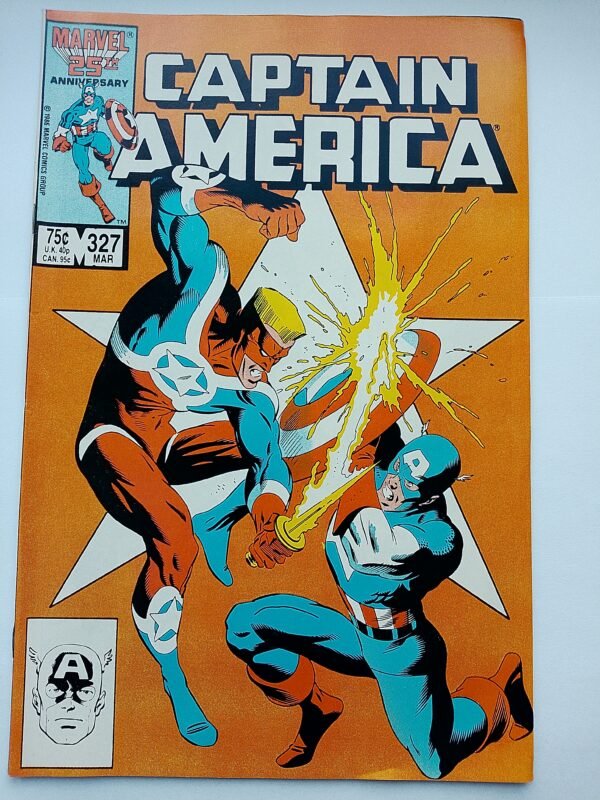 Komiks Captain America #327 March 1987 2nd App&1st Cover Super Patriot
