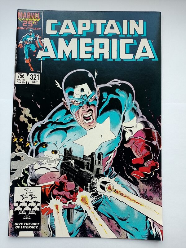 IMG_20260811_133313 Komiks Captain America #321 Sept 1986 1st App Ultimatum Mike Zeck Cover