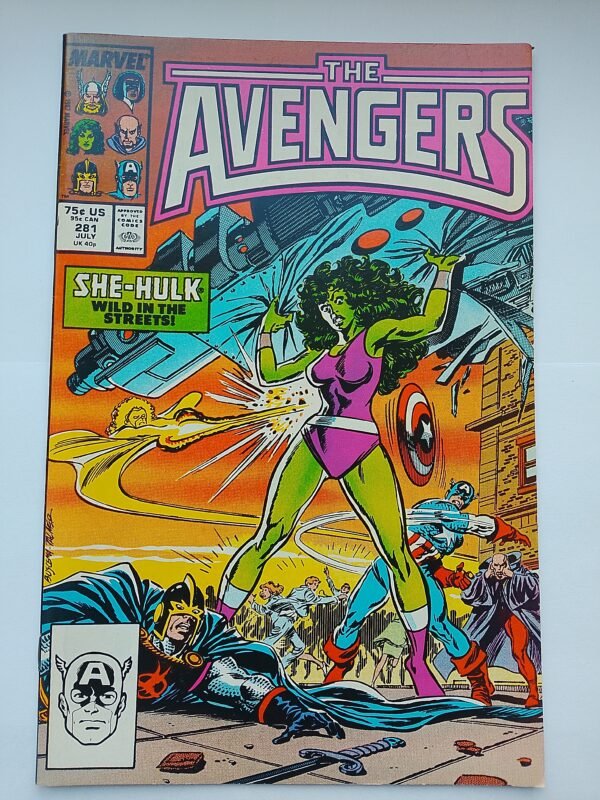 IMG_20260811_133324 Komiks Avengers #281 July 1987 1st App Artemis