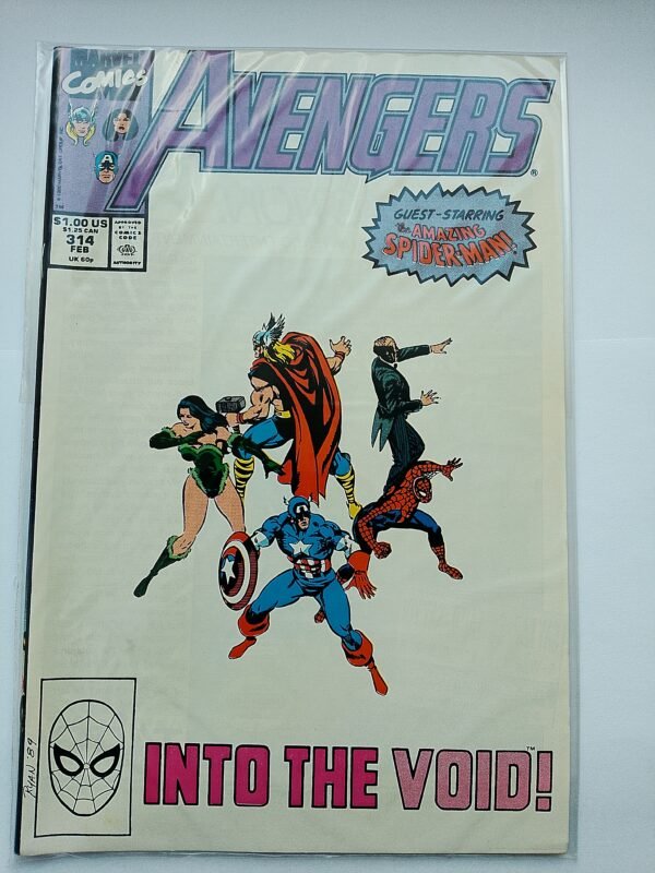 IMG_20260811_133331 Komiks Avengers #314 Feb 1990 Sersi Joins Avengers