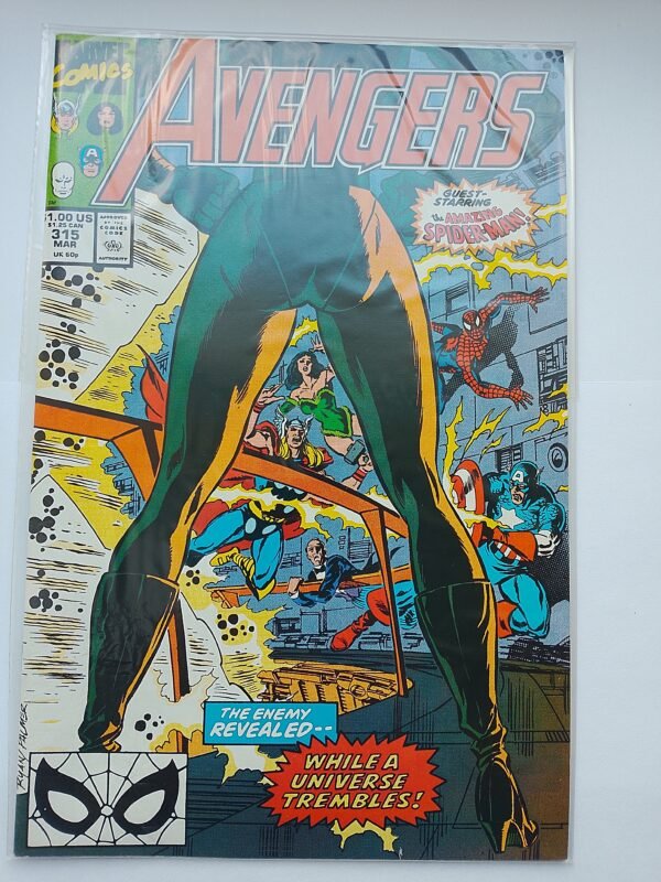 IMG_20260811_133336 Komiks Avengers #315 March 1990 Spiderman App