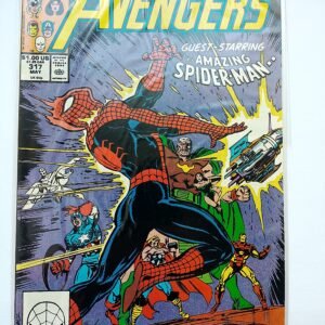 Komiks Avengers #317 May 1990 Spiderman App