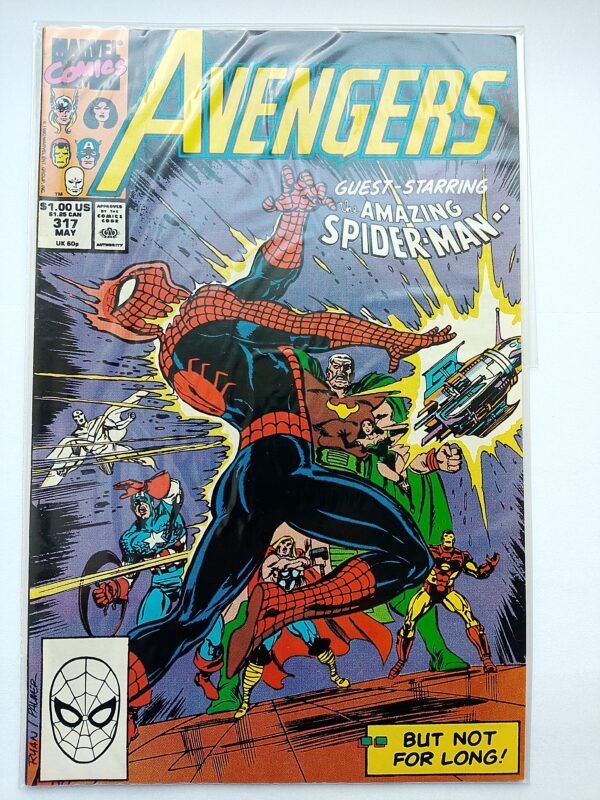 IMG_20260811_133346 Komiks Avengers #317 May 1990 Spiderman App