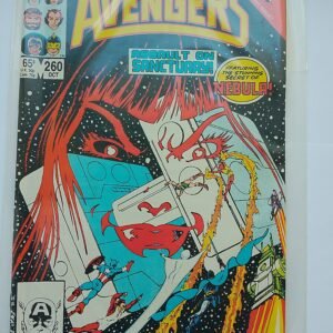 Komiks Avengers #260 Oct 1985 1st Cover App&Origin Nebula
