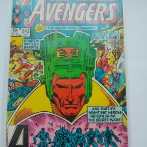 Komiks Avengers #243 May 1984 First Mention West Coast Avengers