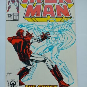 Komiks Iron Man #219 June 1987 1st App Ghost