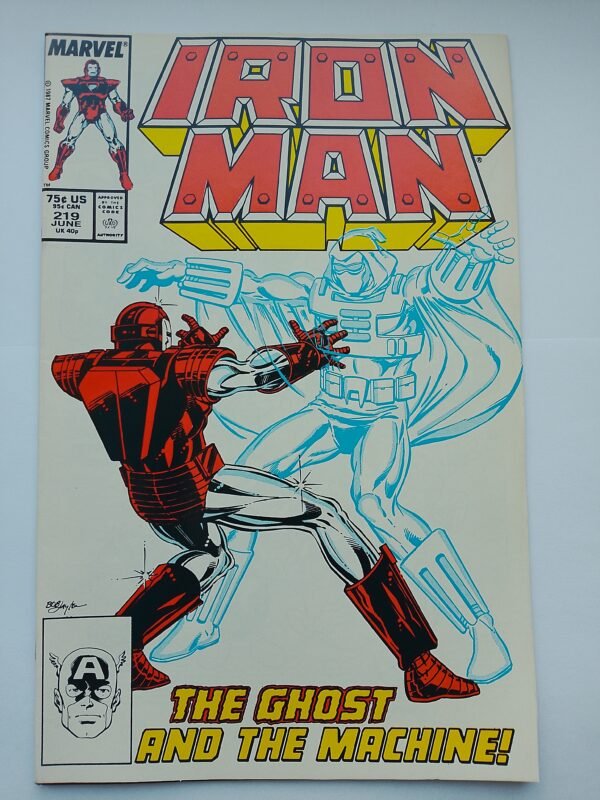 Komiks Iron Man #219 June 1987 1st App Ghost