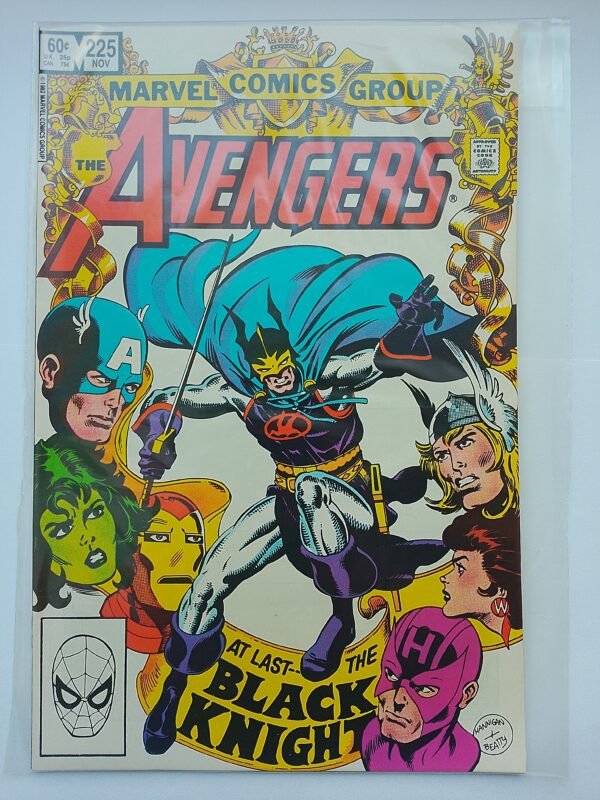 IMG_20260811_133547 Komiks Avengers #225 Nov 1982 Ed Hannigan featuring Black Knight Cover