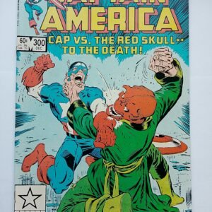 Komiks Captain America #300 Dec 1984 Death of Red Skull Mike Zeck Cover