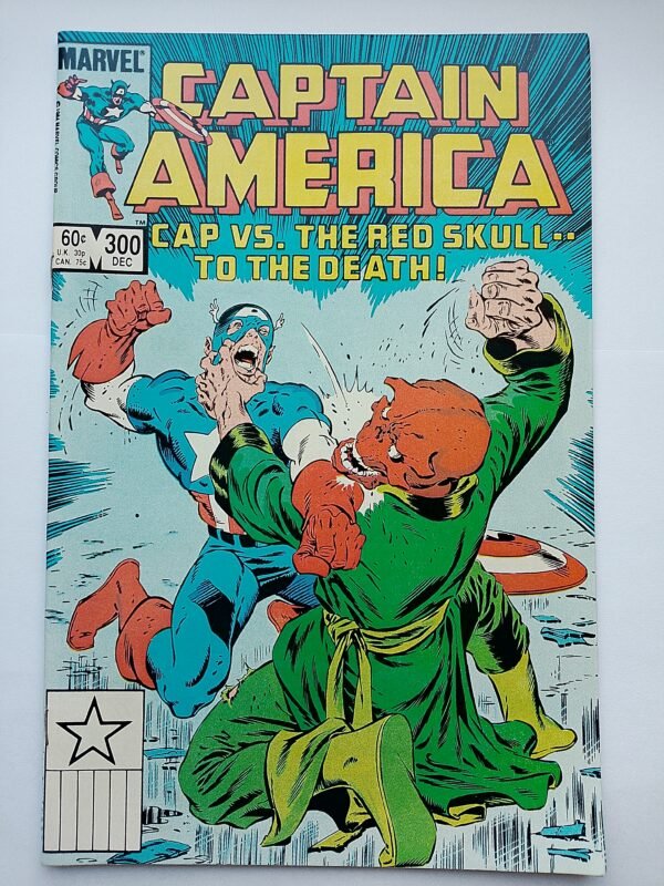 IMG_20260811_133630 Komiks Captain America #300 Dec 1984 Death of Red Skull Mike Zeck Cover