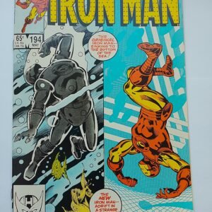 Komiks Iron Man #194 May 1985 1st App Cameo Scourge