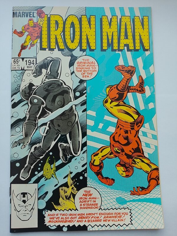 IMG_20260811_133642 Komiks Iron Man #194 May 1985 1st App Cameo Scourge