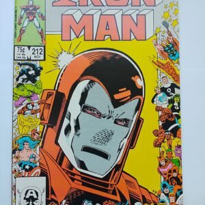 Komiks Iron Man #212 1986 25th Anniversary Cover