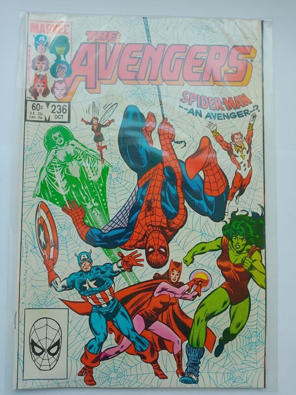 IMG_20260811_133710 Komiks Avengers #236 Oct 1983 Spiderman denied Avengers membership