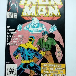 Komiks Iron Man #220 July 1987 Death of Spymaster