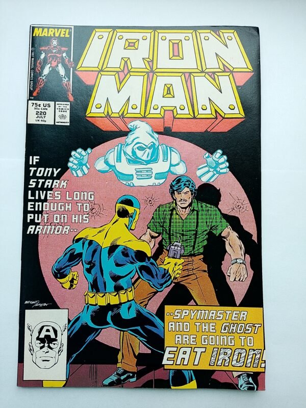 IMG_20260813_142003 Komiks Iron Man #220 July 1987 Death of Spymaster