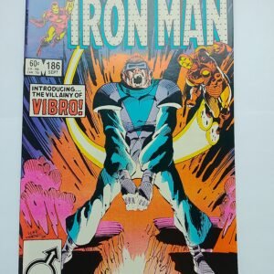 Komiks Iron Man #186 Sept 1984 1st App Vibro
