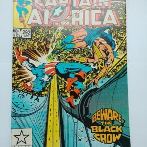 Komiks Captain America #292 April 1984 1st Full App Black Crow