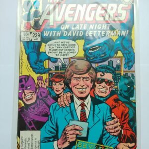 Komiks Avengers #239 Jan 1984 David Letterman