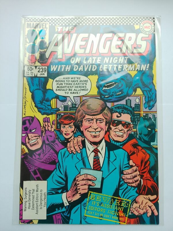IMG_20260813_142151 Komiks Avengers #239 Jan 1984 David Letterman