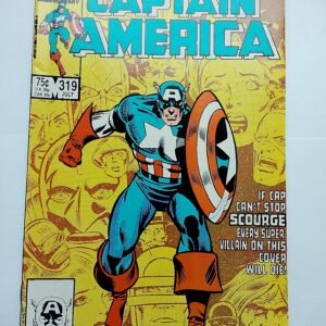 Komiks Captain America #319 July 1986 Origin Diamondback