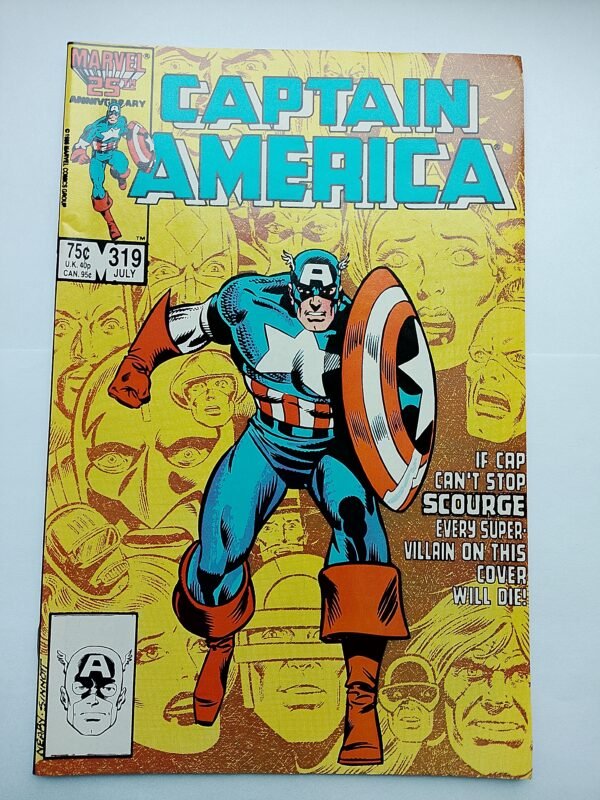 IMG_20260813_142157 Komiks Captain America #319 July 1986 Origin Diamondback
