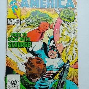 Komiks Captain America #320 Aug 1986 Death of Scourge