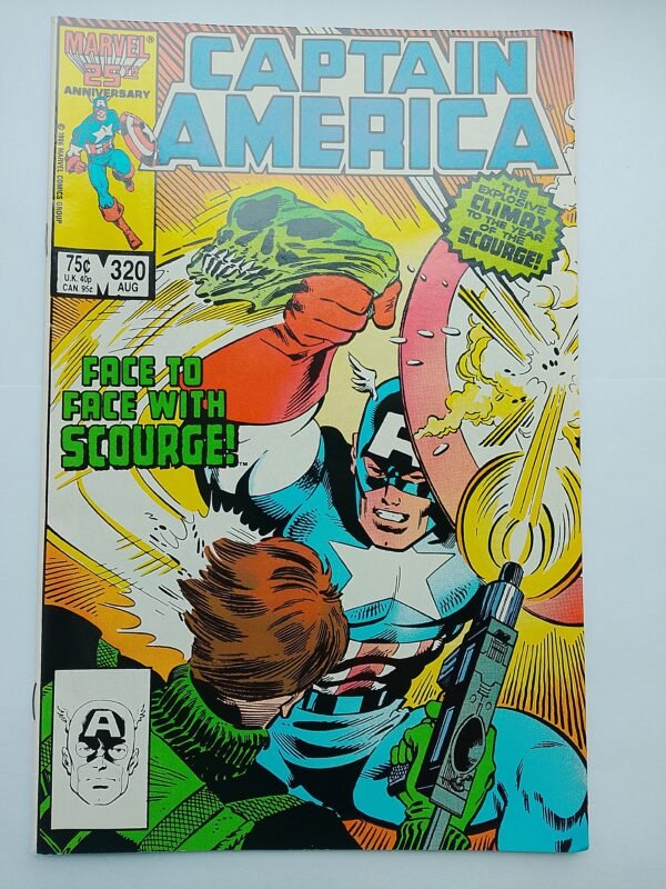 IMG_20260813_142203 Komiks Captain America #320 Aug 1986 Death of Scourge