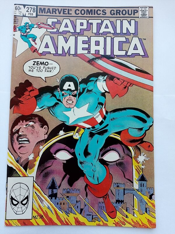 IMG_20260814_144432 Komiks Captain America #278 Feb 1983 Mike Zeck Cover