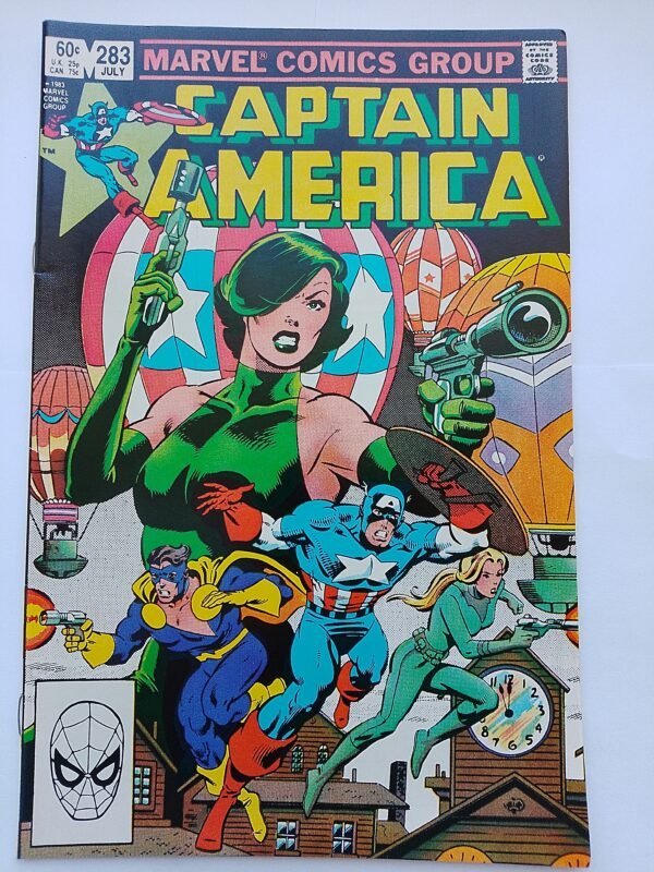 Komiks Captain America #283 July 1983 Mike Zeck Cover