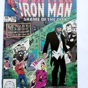 Komiks Iron Man #178 Jan 1984 James Rhodes as Iron Man