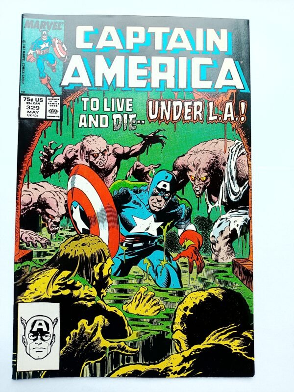 Komiks Captain America #329 May 1987