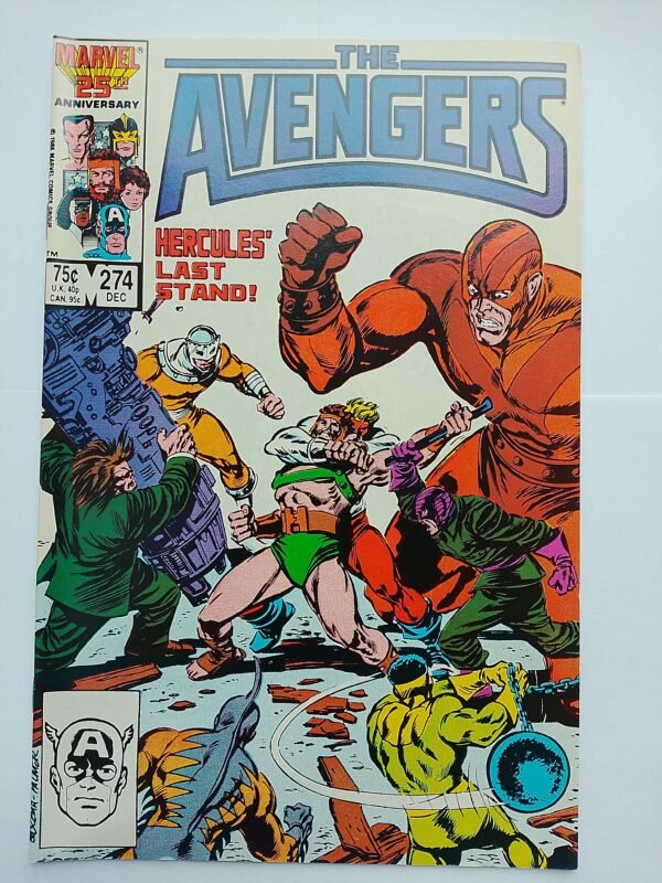Komiks Avengers #274 Dec 1986