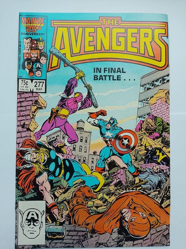 Komiks Avengers #277 March 1987