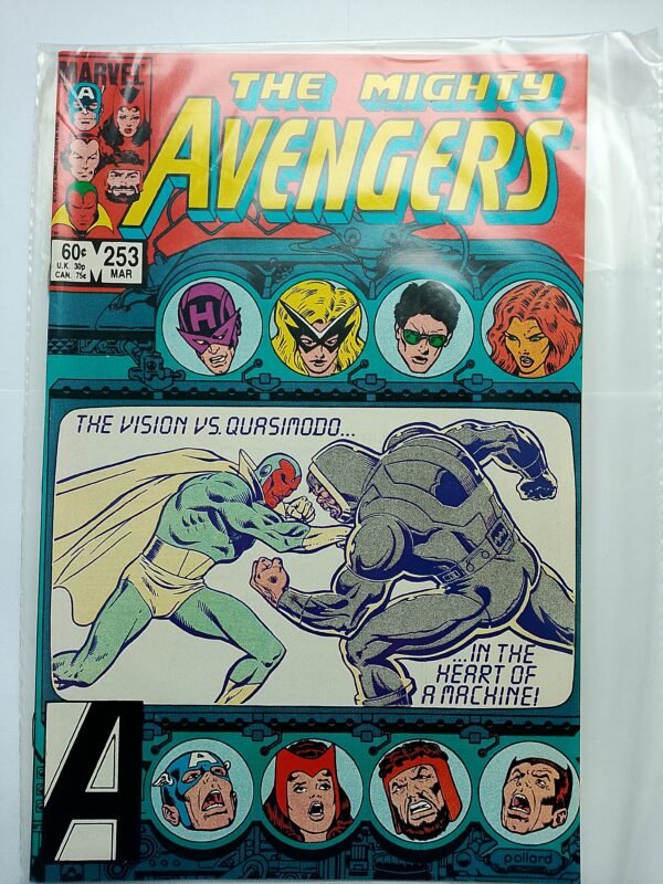 IMG_20260817_124809 Komiks Avengers #253 March 1985 Vision vs Quasimodo