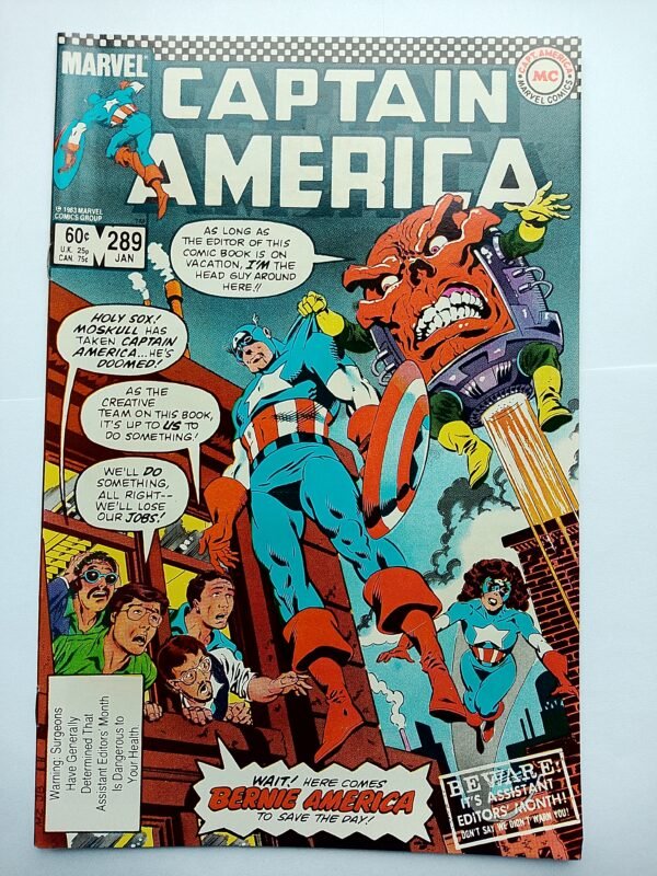 IMG_20260817_124915 Komiks Captain America #289 Jan 1984 Mike Zeck Cover