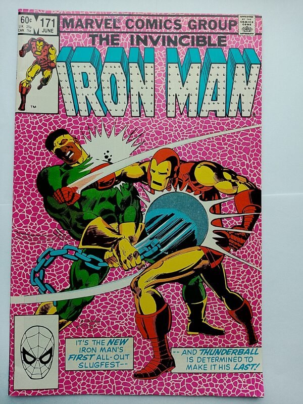 Komiks Iron Man #171 June 1983 vs Thunderball