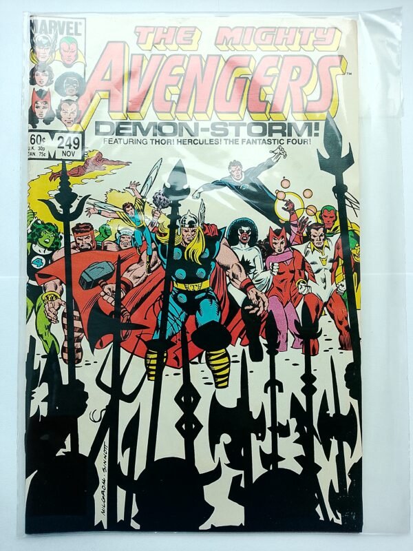 IMG_20260817_125010 Komiks Avengers #249 Nov 1984 Fantastic Four App