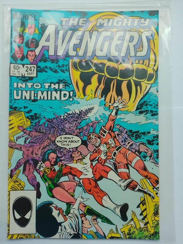Komiks Avengers #247 Sept 1984 Quicksilver App